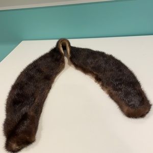 Mink Fir Collar Genuine